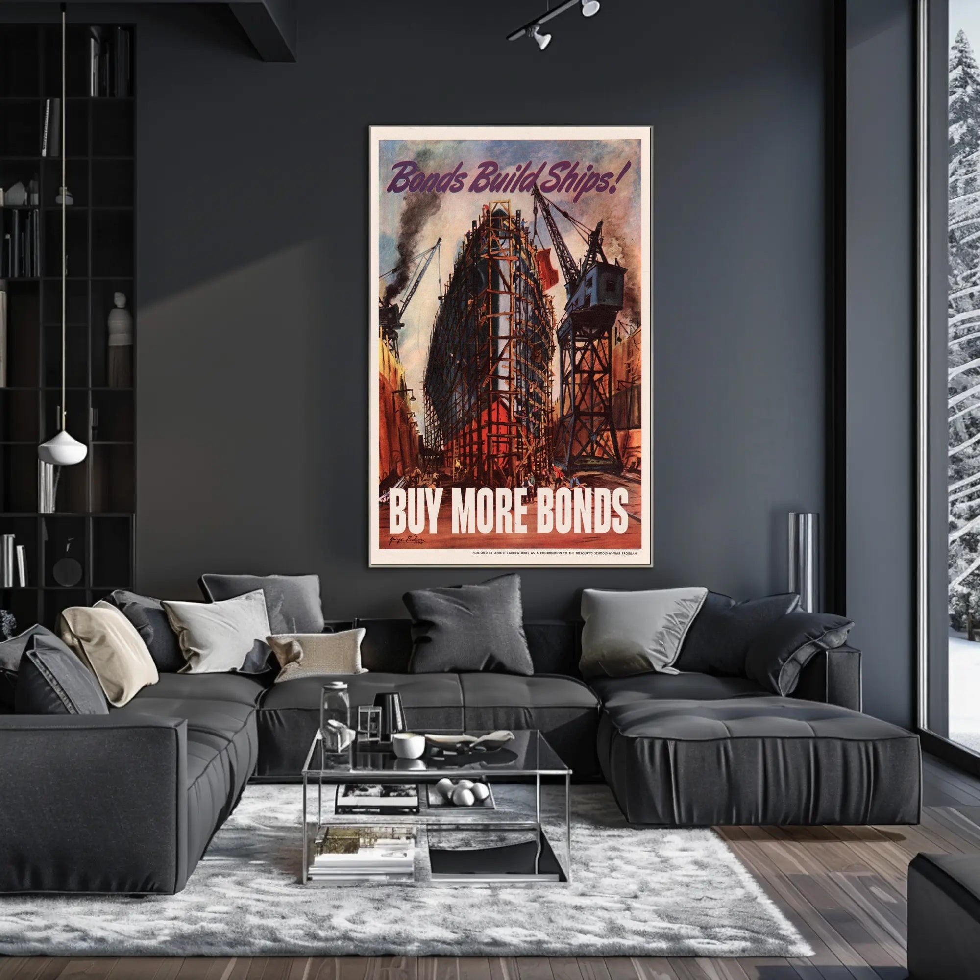 Bonds Build Ships! Poster PosterGoat