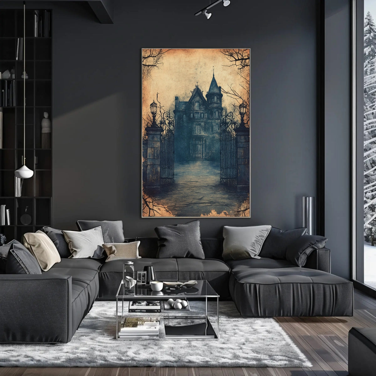 Victorian Mystery Mansion Cultural or Heritage Poster