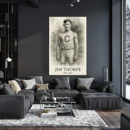 Jim Thorpe A Legendary Athlete Poster