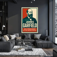 James Garfield 20th President Realism Timeless Poster