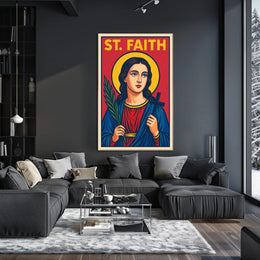St. Faith Iconography Poster