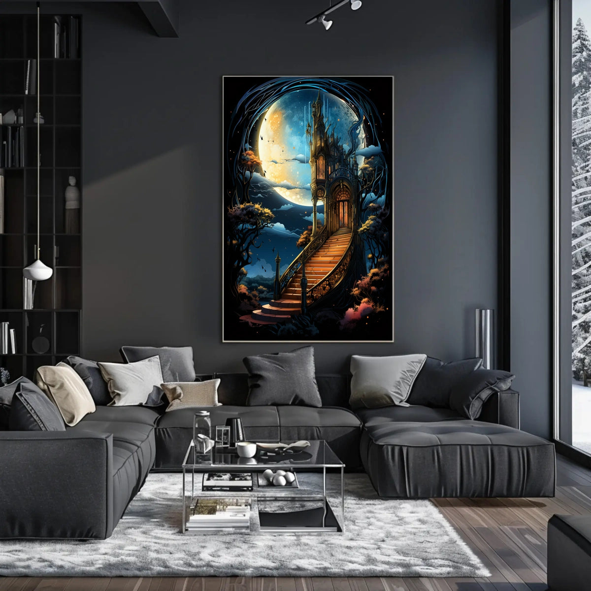 Moonlit Castle of Dreams