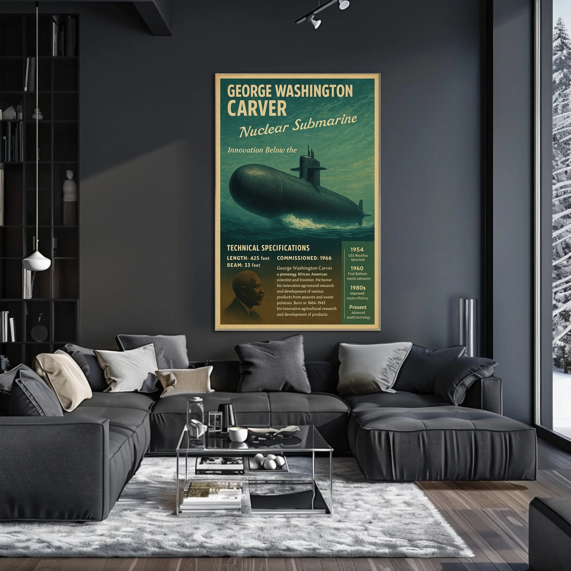 George Washington Carver  Innovation Below the Surface Poster PosterGoat