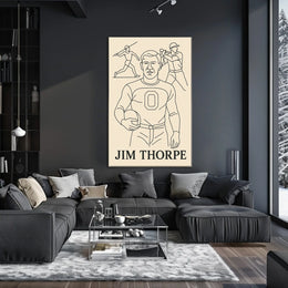 Jim Thorpe Tribute Poster