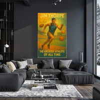Celebrating Athletic Excellence Jim Thorpe Poster