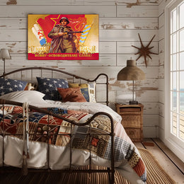 Soviet Soldier Tribute Poster