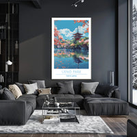 Tranquil Beauty of Ueno Park Poster