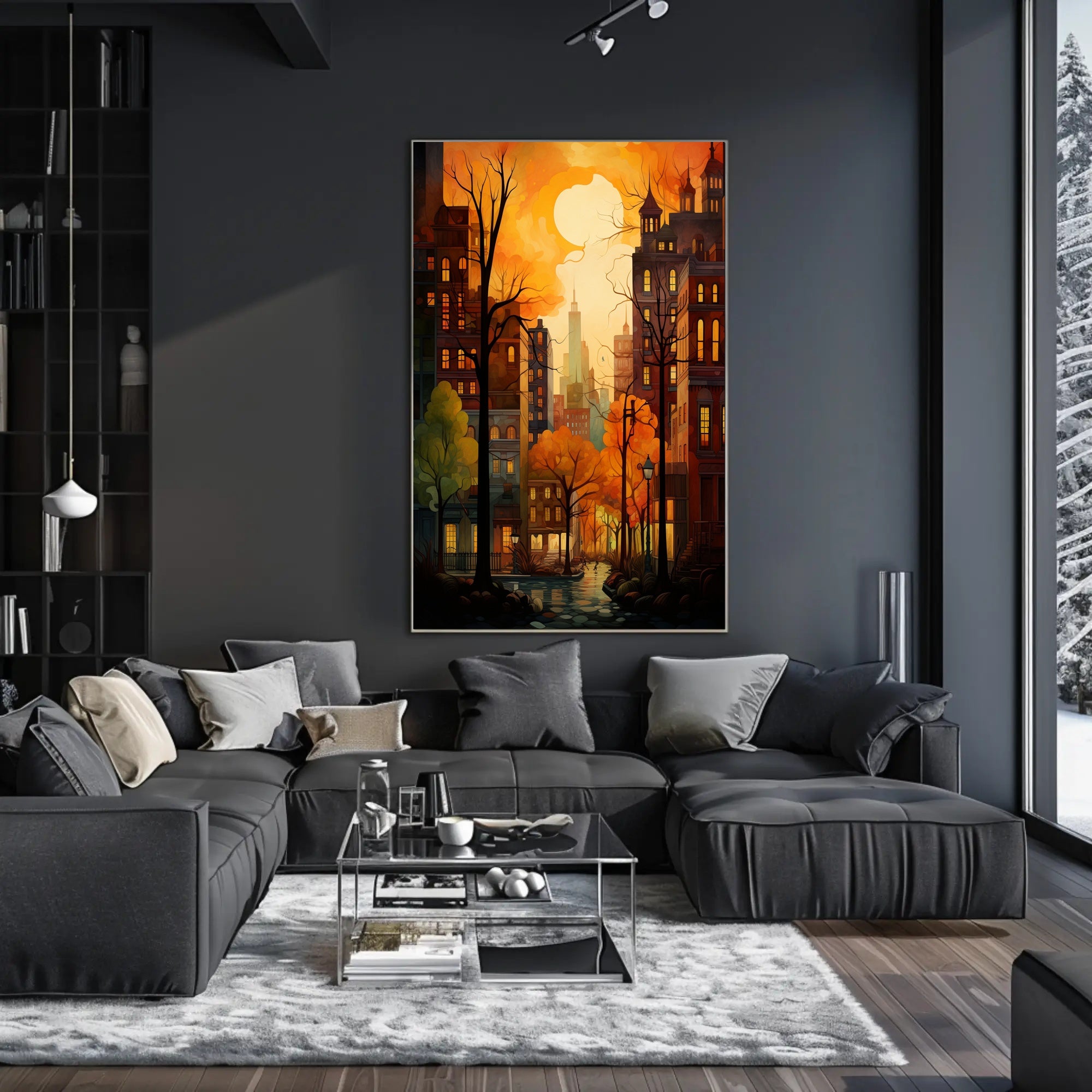 Autumn In The City Poster