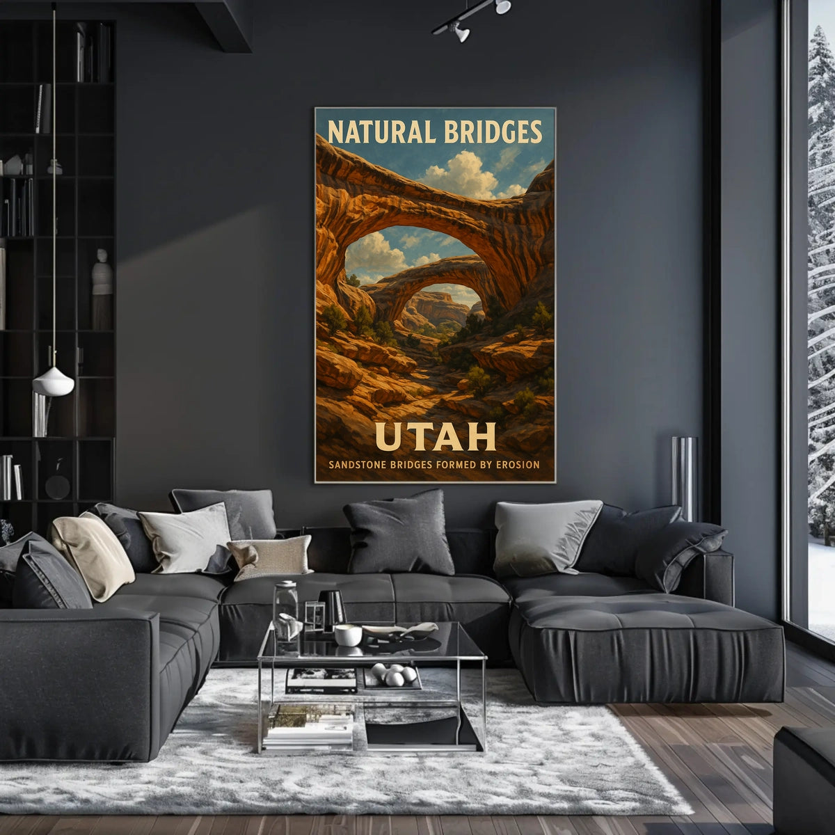Natural Bridges Of Utah Poster