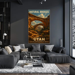 Natural Bridges Of Utah Poster