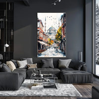 Istanbul Hagia Sophia Street View Landmark Turkey Poster