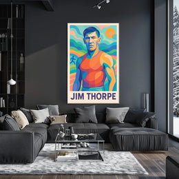 Jim Thorpe Athletic Legend Poster