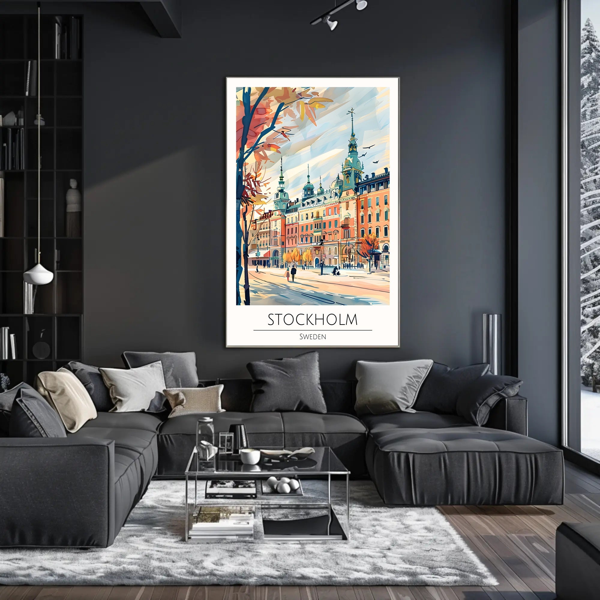 Autumn in Stockholm Poster PosterGoat