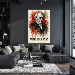 James Buchanan Poster: Historical Presidential Era Wall Art