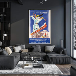 Zillertal Winter Wonderland Poster