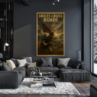 Brices Cross Roads Vintage Travel Scenic Wanderlust Poster