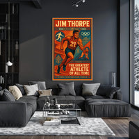 Jim Thorpe Legendary Athlete Poster