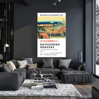 Katsushika Hokusai Pleasure District at Senju Poster