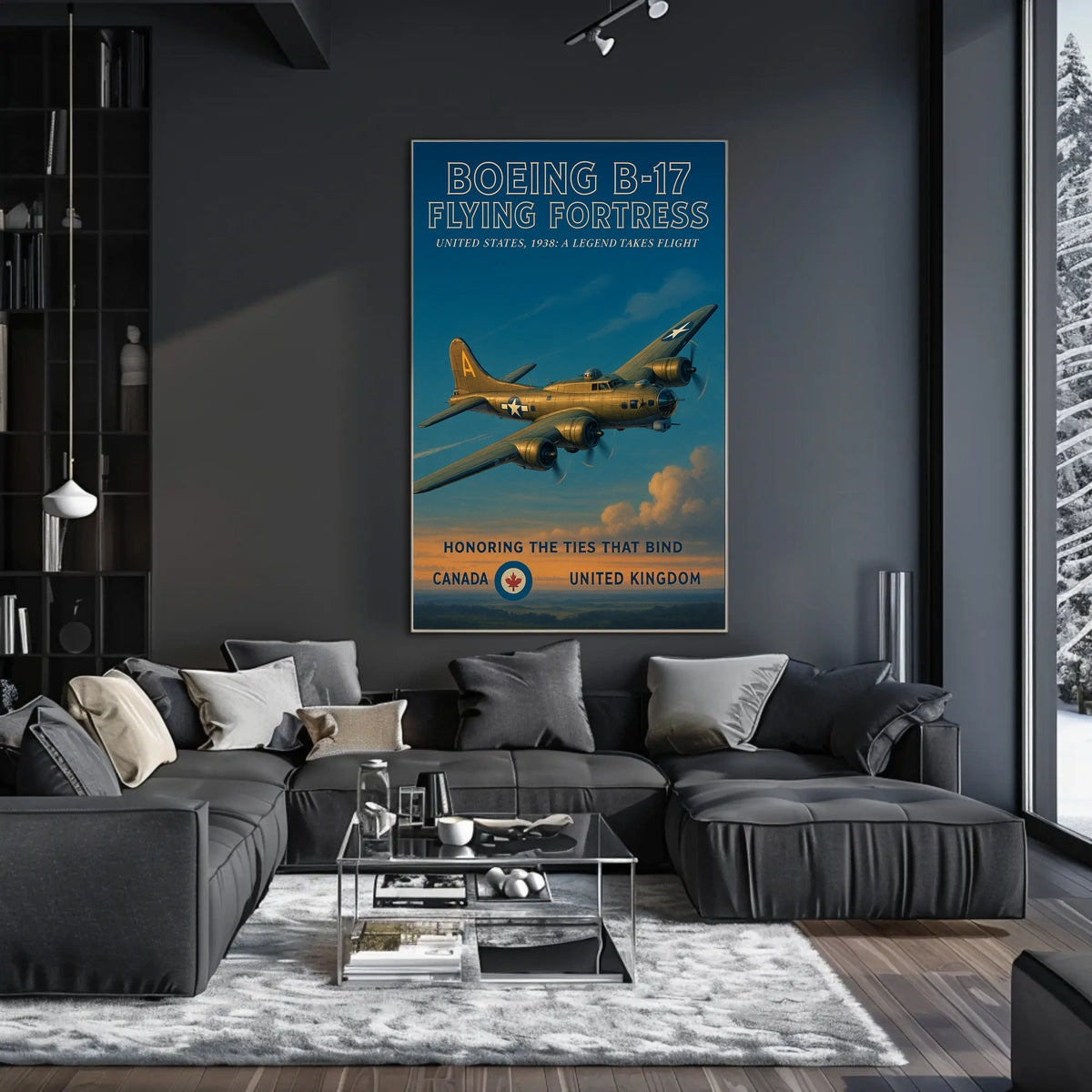 Boeing B-17 Flying Fortress Poster