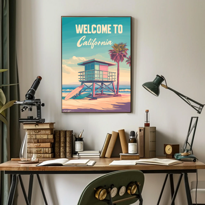 Welcome to California Poster