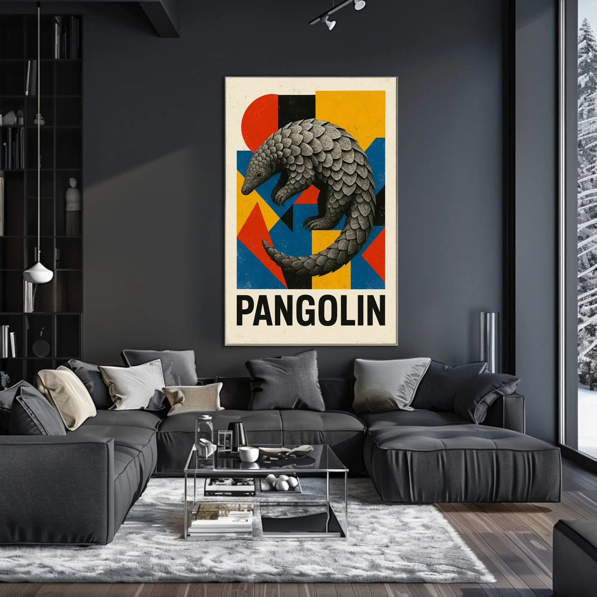 Pangolin Art Poster
