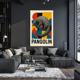 Pangolin Art Poster