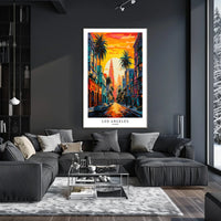 Los Angeles Sunset Poster