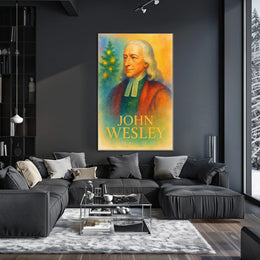 John Wesley Religious Portrait Poster - Historical or Presidential Poster