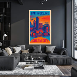 Baltimore, MD Charm City Poster