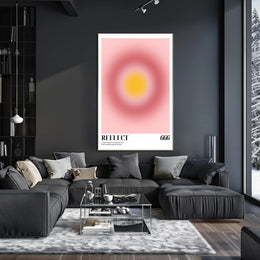REFLECT 666: Mysterious Abstract Artistic Design Poster PosterGoat