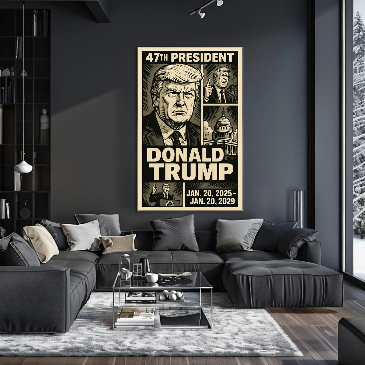 Donald Trump 47th President Poster