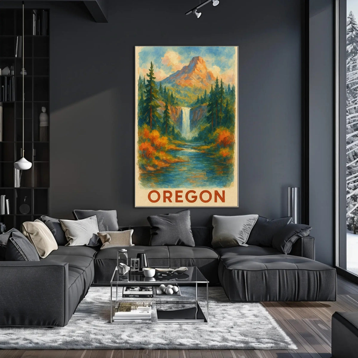 Oregon Scenic Landscape Poster