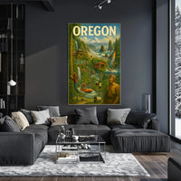 Discover Oregon Poster