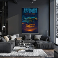 Supermarine Spitfire Icon of Victory Poster