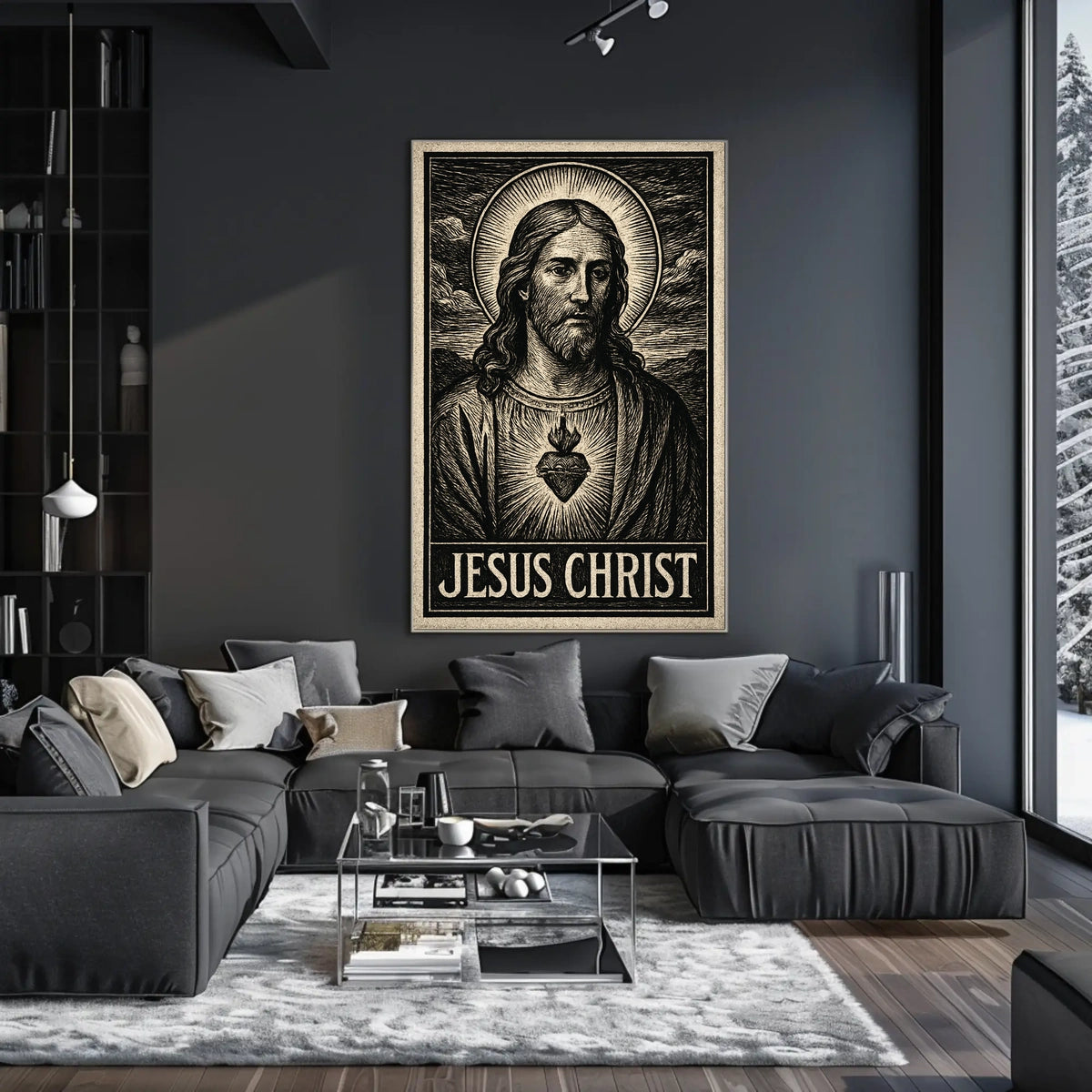 Jesus Christ Illustration Poster