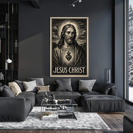 Jesus Christ Illustration Poster