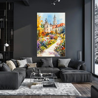 Belarus Nesvizh Castle Gardens Poster