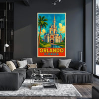 Orlando, Florida Enchanted Destination Poster