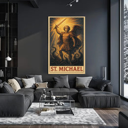 Abstract Urban Landscape Stylized Poster