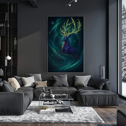 Celestial Stag Poster