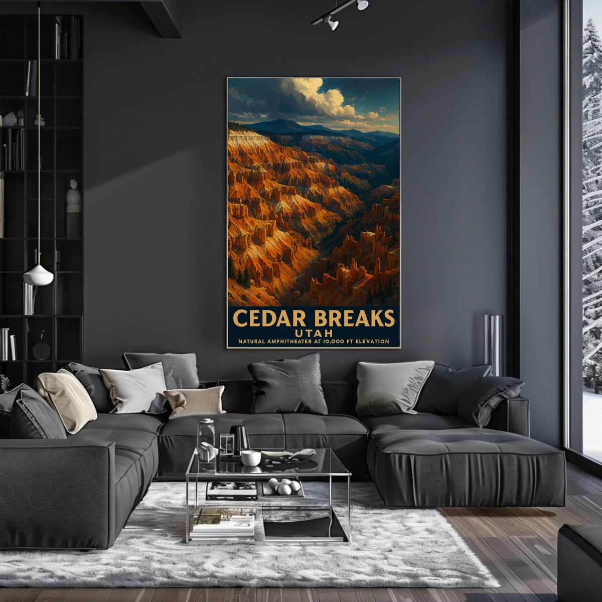 Cedar Breaks Natural Amphitheater Poster