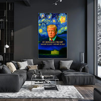 Donald Trump 47th President of the United States Presidential Masterpiece Series Poster