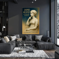 Jane Austen Literary Genius Poster