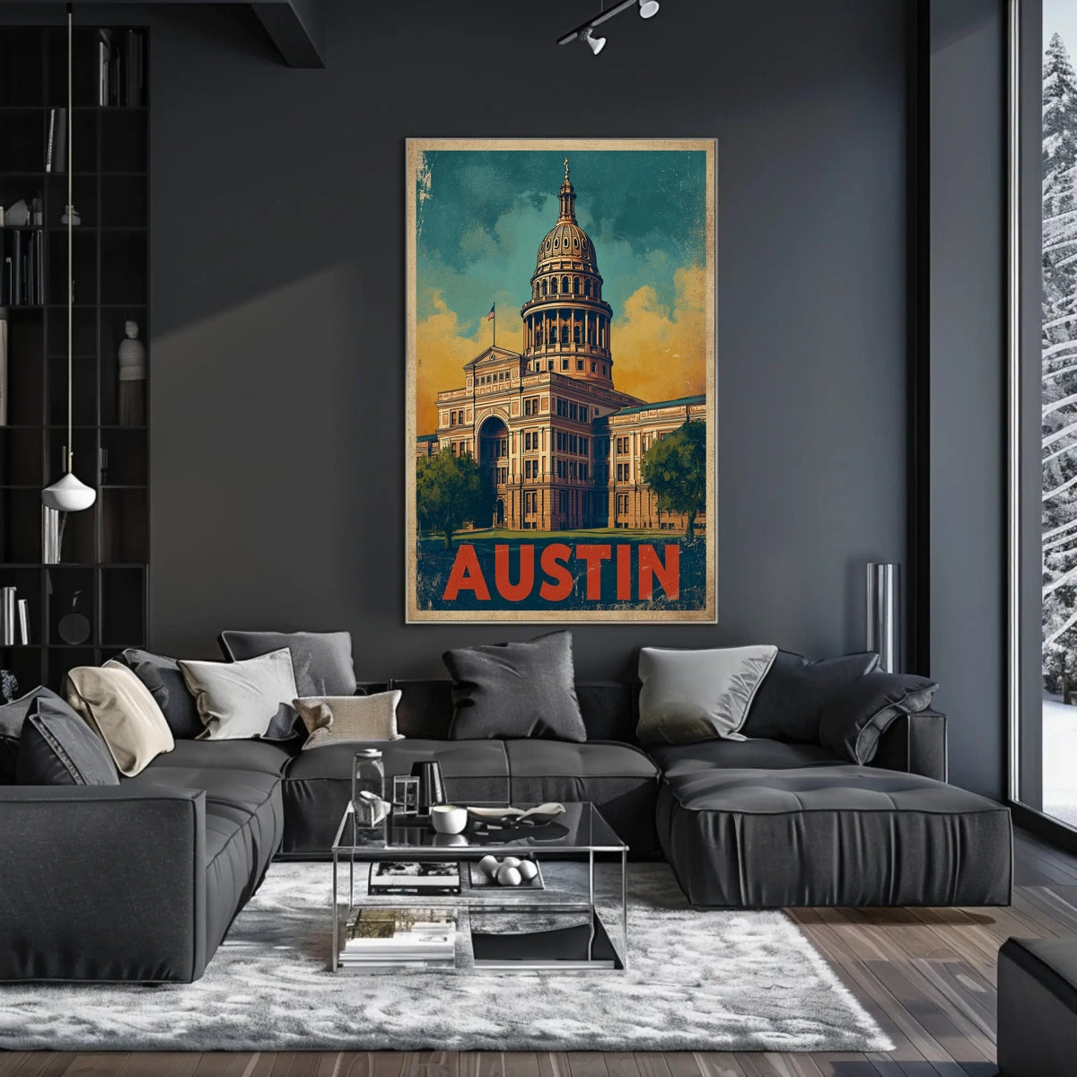Austin Capitol Poster