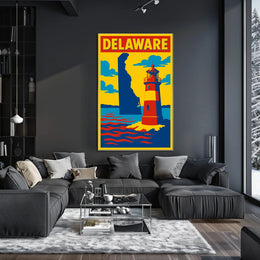 Delaware Lighthouse Poster
