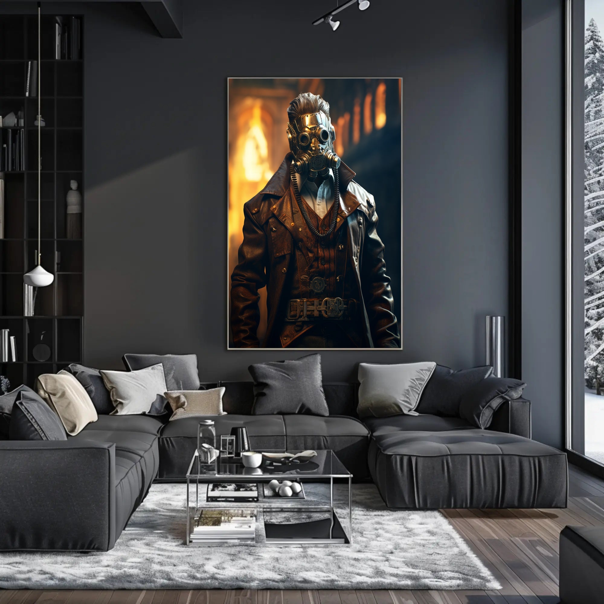 Steampunk Adventure Art Poster for Cultural or Heritage Poster