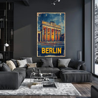 Berlin Iconic Landmark Poster