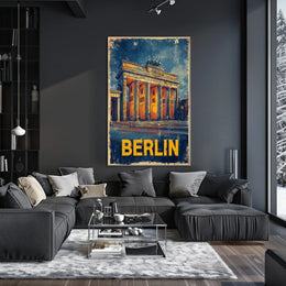 Berlin Iconic Landmark Poster