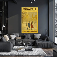 Snowfall On The Common Poster