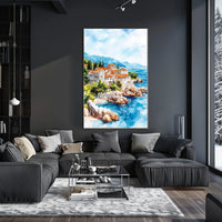 Montenegro Sveti Stefan Island View Poster